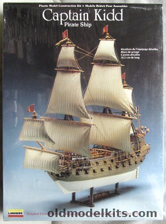 Lindberg Captain Kidd Pirate ship (Wappen Von Hamburg), 70873 plastic model kit